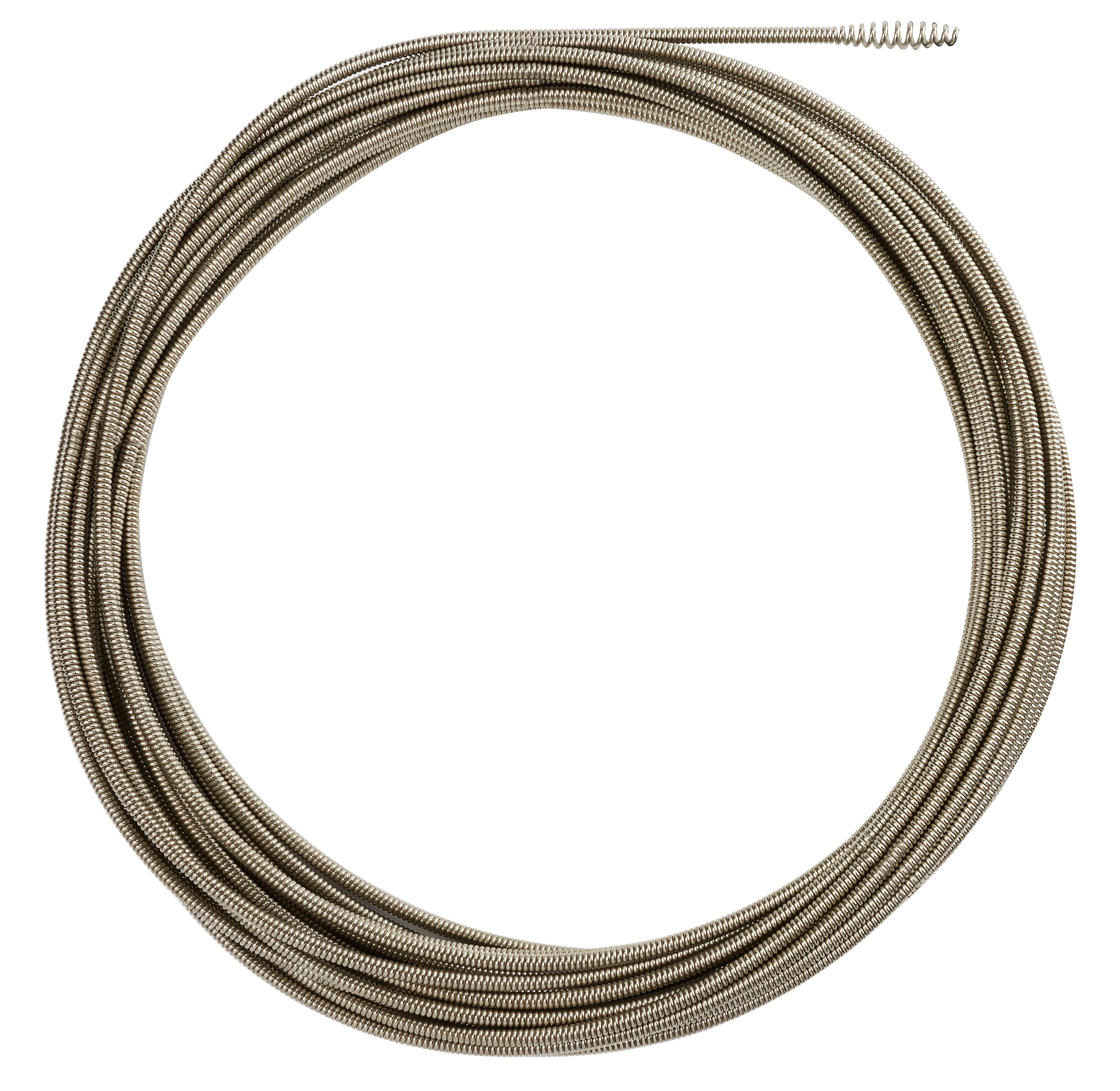 Milwaukee® 48-53-2772 Inner Core Bulb Head Drain Cleaning Cable, 5/16 in, Steel, For Use With Drain Cleaning Machines, 1-1/4 to 2-1/2 in Drain Line